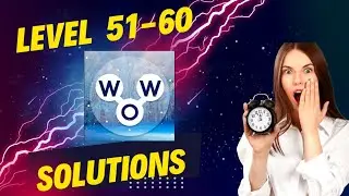Words Of Wonders level 51-60 | Word puzzles | levels 51,52,53,54,55,56,57,58, 59,60|WOW #wordpuzzles