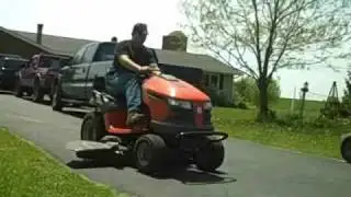 Lawn mower stunts