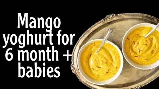 How to Make Mango Yoghurt for Babies and Toddlers (Suitable for Babies 6Months of Age & above)
