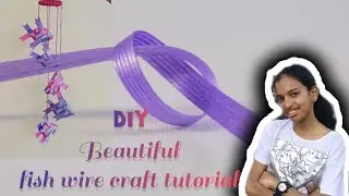 Beautiful fish wire craft tutorial #diy #hanging#craft #easycraft #craftideas #tutorial  