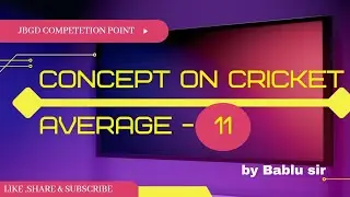 Average, concept on error  by Bablu sir