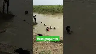 ganga river Masti karte hue#harinmar #ganga #river
