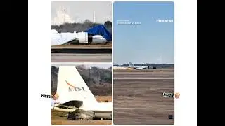 🔥 NASA Aircraft Sparks and Smoke After Landing Gear Failure in Houston 🔥 | Enosetv 