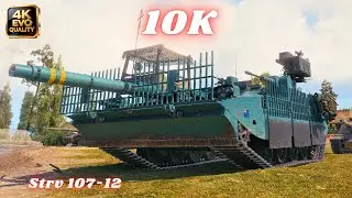 Strv 107-12  10K Damage World of Tanks