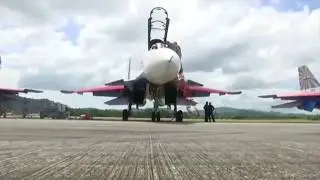&laquo;Русские витязи&raquo; поразили своим выступление на международной выставке LIMA 2017