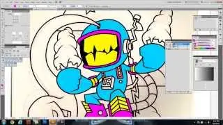 Character Creation in Adobe Illustrator ( Space Creme)