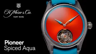 Pioneer Centre Seconds Spiced Aqua - H. Moser & Cie.