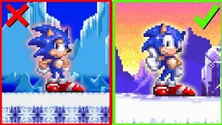 Ice Cap Zone... But with a BETTER Backround?