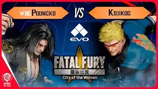 Poongko vs Kojikog - EVO 2025 - Fatal Fury City of The Wolves