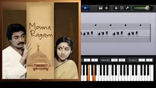 BGM of Mounaragam MIDI #ILYARAJA #keyboard #AMTC MUSIC