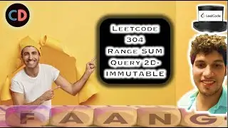Range Sum Query 2D - Immutable | Leetcode 304 |  Dynamic Programming |  Live coding session 🔥🔥