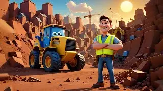 Dig Dig Digger on the Job | Construction Song for Kids | Learn with Vehicles & Rhymes