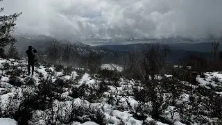 Winter 2022 in Cyprus - Snow in Prodromos village / Berengaria hotel - 4K