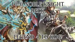 Yu-Gi-Oh! Duel Links | NOBLE KNIGHT 10-0 LEGEND TO KING OF GAMES | October 2021