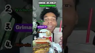 Ranking Food Transformations Part 3... #ranking #funny #food #best #memes  #grimaceshake