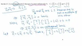 Orthogonal basis check for R^2