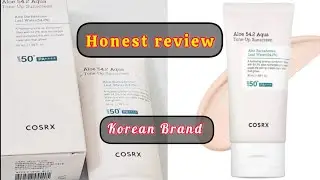 Honest Review of COSRX Aloe 54.2 Aqua Tone Up Sunscreen SPF 50+ PA