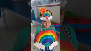 ❤️rainbow day celebration in school🌈🌈🥰❤️#kiaansaxena#rainbowday#priyakshitij#howtomakerainbowcostume