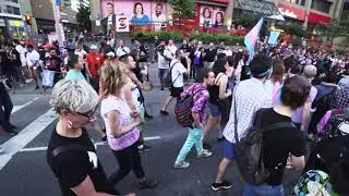 Walking The Toronto Trans March - 2019