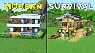 Minecraft: 3 Simple Starter Houses!
