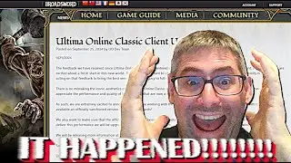 ULTIMA ONLINE APPROVES Web ClassicUO CLIENT (on OFFICIAL SERVERS and UO New Legacy, by Broadsword!)