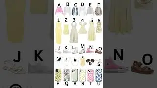 pick your outfit - pastel yellow dress edition #yellowdress #yellowoutfit #outfit #pickyouroutfit
