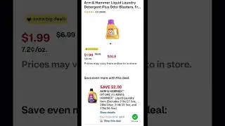 FREE ARM AND HAMMER DETERGENT #cvs #coupons