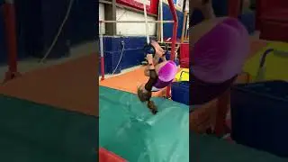 Kinder back flip holding rings