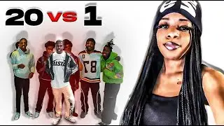20 GUYS VS 1 RAPPER: 6IXSAVAGE | PHILLY EDITION