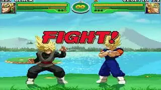 SSJ Black Goku vs Vegetto  Corrupted Saiyan vs Fusion Warrior  Hyper Dragon Ball Z Showdown