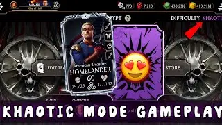 New Khaotic Mode is Crazy | AT Homelander Gameplay in Krypt | Mortal Kombat Mobile