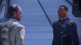 Mass Effect&trade; Anderson leaves the Normandy to Diana Shepard