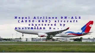 Nepal Airlines historical flight to Brisbane, Australia