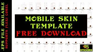 Mobile Skin Template | FREE DOWNLOAD | RS STICKERS