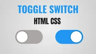 How to make Toggle Button using HTML & CSS Only | Coderz Area
