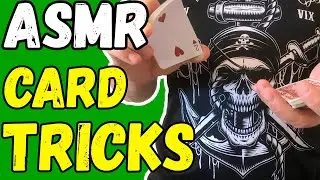 Soothing ASMR Card Tricks no Talking / Card Shuffling, Card Spring, Rustle of the Fan #asmr