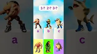 Who is the number 1| 2| 3 dancer? Br br Patapim,Tralalero Tralala, Udindindindun #millionhits #memes