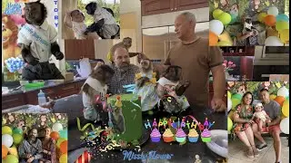 12-й день рождения Обезьянки Тоби 🥳 Вечеринка 🎈 с Обезьяной Джорджем 🎈❤️😍🥳🎊🎉