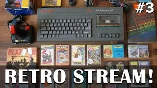 Let's Play ZX Spectrum on the original hardware!  - Live Spectrum +2 gameplay