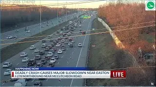 One dead in crash near Easton