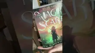 The unboxing of The Magik Scarf #shortsvideo #amwriting #amwritingfantasy #amwritingya #magikscarf