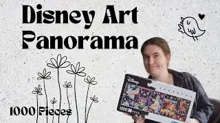 🧩 Disney Art Panorama | Jigsaw Puzzle Timelapse