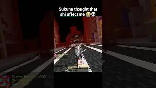 This mod is too much fun bro 😂 #minecraft #jujutsukaisen #jjk #sukuna
