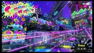 Summer Nights 2025 - Inkopolis Square Title Screen (Day 1)