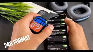 Как изменить формат времени на Apple Watch Series 11 &mdash; 24-часовой / военный формат