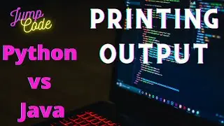 Learn Python and Java in 1 minute | Python vs Java | Printing output | JumpCode