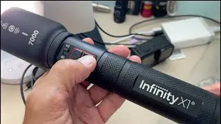 How to charge Infinity X1 7000 Flashlight