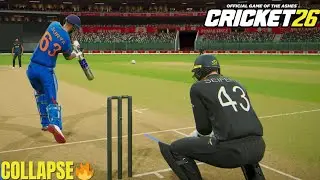 COLLAPSE 🔥 | India vs New Zealand 😱 2nd T20I | Cricket 26