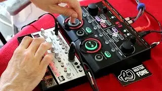Volca Bass & RC-202 Looper - Live Jam (ACID Hip Hop?) with beat loop and Effects