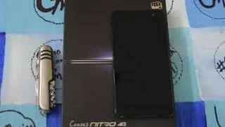 Распаковка Micromax Canvas Nitro 4G E455